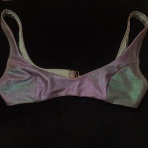 Nasty Gal Iridescent Bikini top